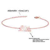 Anaversity Stainless Steel Name Bracelets - DIY Bangle