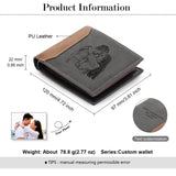 Personalized Leather Calendar Photo Wallet For Men
