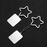 Personalized Photo Engraved Star Shape KeyChain