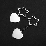 Personalized Photo Engraved Star Shape KeyChain