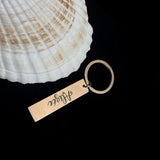 Personalized Keychain For Car Keys Letter Pendant Stainless Steel Women Christma