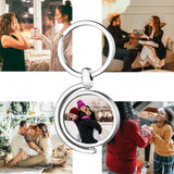 Personalized Photo Keychain for Family Members Gift
