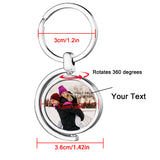 Personalized Photo Keychain for Family Members Gift