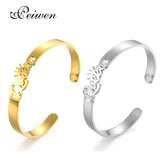 Personalized Letters Name Bracelet Stainless Steel Bangle