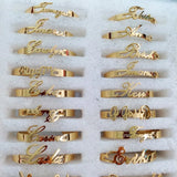 Personalized Letters Name Bracelet Stainless Steel Bangle