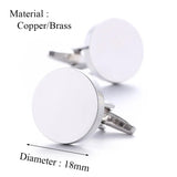 Personalized Men's Shirt Cufflinks for Father Wedding Gift