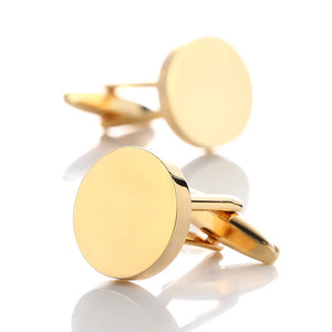 Personalized Men's Shirt Cufflinks for Father Wedding Gift
