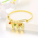Personalized Name Birthstone Bracelets