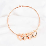 Personalized Name Bracelet Bangle Stainless Steel Engraved Nameplate Bracelets