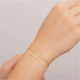 Custom Name Bracelet Charms Handwriting Signature Jewelry
