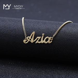 Personalized Name Bracelet Charms Women Kids Jewelry Handwriting Love Gift