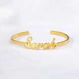 Personalized Name Bracelet Stainless Steel Cuff Bracelets For Women Bangle