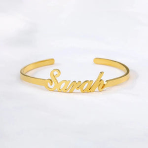 Name Bracelet Women Stainless Steel Heart Bracelet Girl Dainty Jewelry