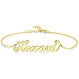 Custom Name Bracelet for Women Handwriting Love Bangle