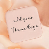 Personalized Bridesmaid Jewelry Box Travel Case Storage