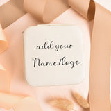 Personalized Bridesmaid Jewelry Box Travel Case Storage