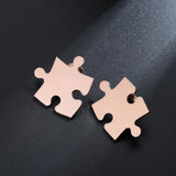 Personalized Name Brooch Pin/Wedding Puzzle Brooch Letter Lapel Pin