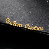 Personalized Name Earrings Stainless Steel Stud Earring Ear Jewelry Brincos