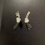 Personalized Initial Letter Stud Earrings Stainless Steel Earring Jewelry