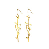 Custom Name Earrings Stainless Steel Drop Earring