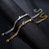 Personalized Name Cuban Chain Bracelet, Men's Gift