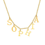 Personalized Initial Necklace for Women, Stainless Steel Jewelry Birthday Gift