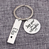 Love You Like a Daughter Keychain