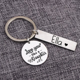 Love You Like a Daughter Keychain
