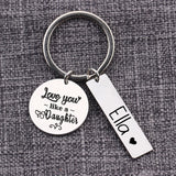 Love You Like a Daughter Keychain