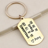 Personalized Name Keychain for Couples