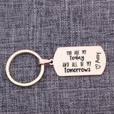 Personalized Name Keychain for Couples