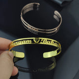 Custom Name Bangle Stainless Steel Cuff