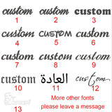 Personalized Name Letter Keyring Stainless Steel Key Chain Customization