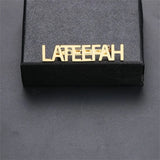 Custom Name Men Brooch Stainless Steel Brooch Pins
