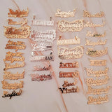 Custom Name Necklace 18k Plated Pendant Stainless Steel Gift