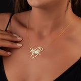 Custom Name Necklace Stainless Steel Women's Nameplate Jewelry