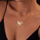 Custom Name Necklace Stainless Steel Women's Nameplate Jewelry