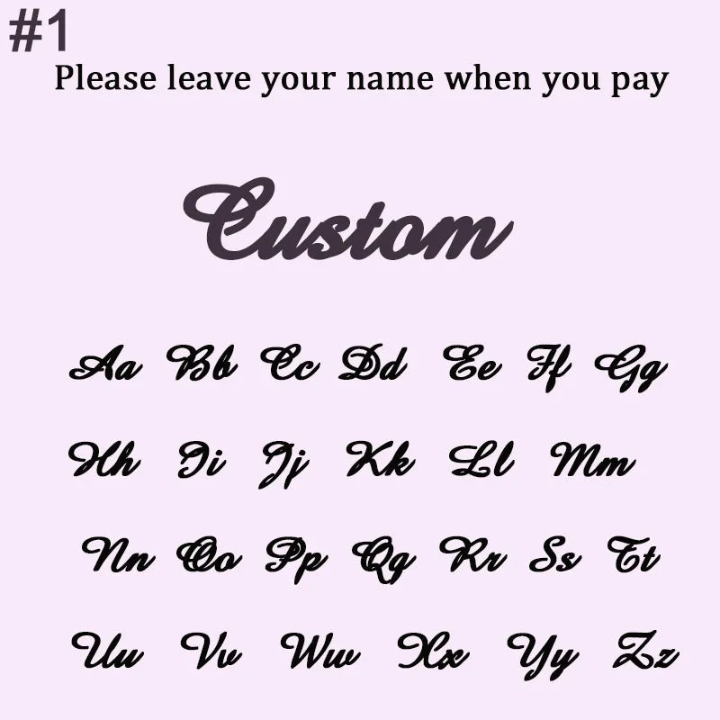 Personalized Stainless Steel Name Necklace & Bracelet Set - Women Mom Jewelry