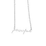 Personalized Name Necklace Stainless Steel Handwritten Signature Necklaces