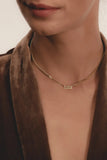 Custom Name Necklace with 4mm Cuban Chain - Personalized Nameplate Necklaces