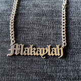 Personalized Name Necklace Pendants Cuban Chain Nameplate Necklace