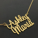 Personalized Custom Name Necklace Stainless Steel Necklace Pendant for Men Women