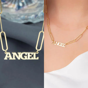 Men's Stainless Steel Name Necklace