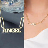 Men's Stainless Steel Name Necklace