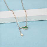 Personalized Name Necklaces Engraved Vintage Gourd Pendant Women Necklaces