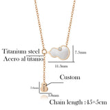 Personalized Name Necklaces Engraved Vintage Gourd Pendant Women Necklaces
