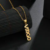 Personalized Name Pendant for Women Stainless Steel Nameplate Chain Jewelry