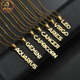 Personalized Name Pendant for Women Stainless Steel Nameplate Chain Jewelry