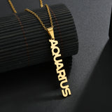 Personalized Name Pendant for Women Stainless Steel Nameplate Chain Jewelry