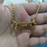 Customized Name Pendant Necklace Stainless Steel Letter Necklace